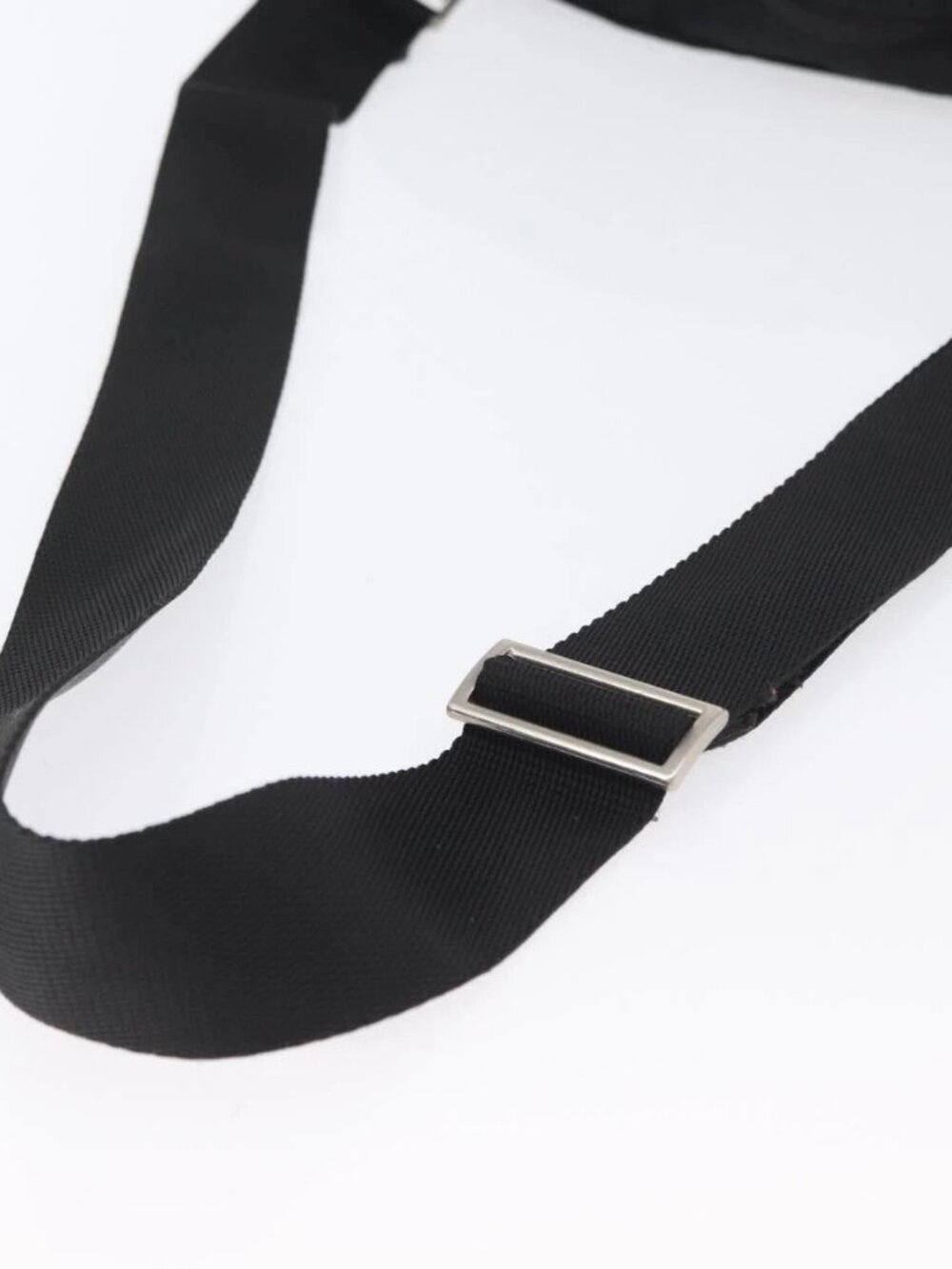 PRADA Shoulder Bag Nylon Black Silver - Picture 8 of 16